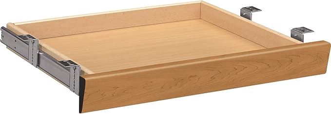 Hon Single Pedestal Center Drawer 22 by 25-3/8 by 2-1/2-Inch Harvest