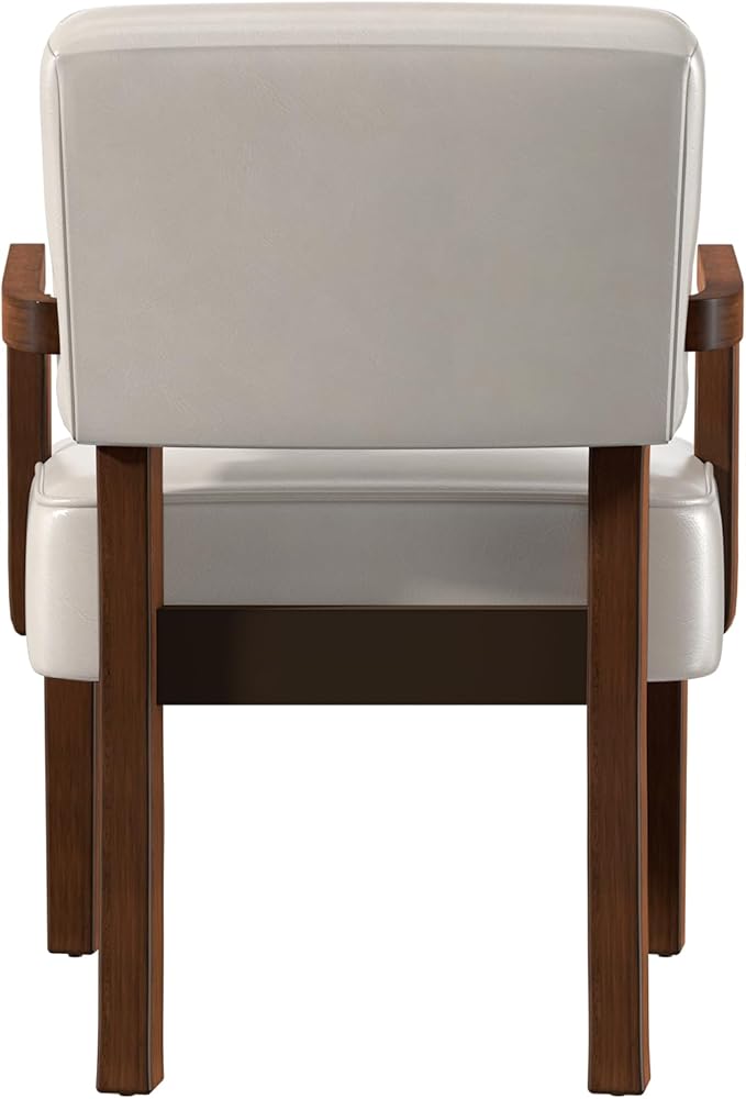 Accent Chair PU Leather Chair for Living Room Oversized Armchair with Soft Seat and Armrests for Bedroom Dinning Reading Waiting Room (One Chair)
