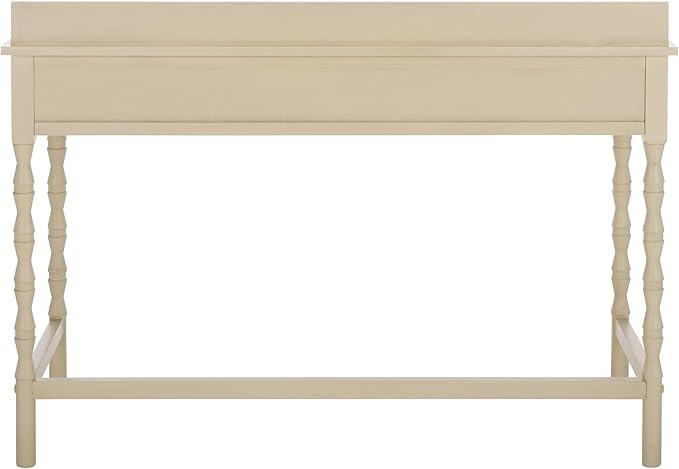 SAFAVIEH Home Collection Astaroth Sand 2-Drawer Computer Table Office Writing Desk