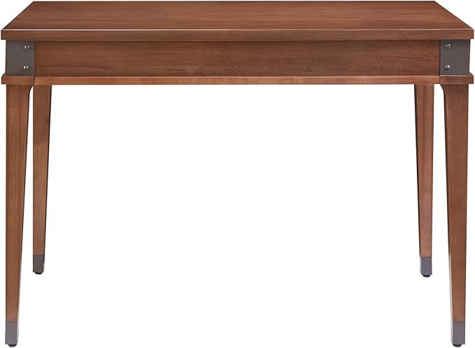 Leick Home 84401 Leick Home Laptop Desk with Drawer in Aged Barrel 1 Drawer in Aged Barrel