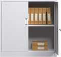 Metal Filing Cabinet for Home Office Lockable Storage with Visible Doors Ideal for A4 &amp(B)