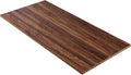 Kaboon Universal Tabletop 45x20 Solid One-Piece Melamine Table Top L-Desk Floating Desk DIY Home and Office Walnut
