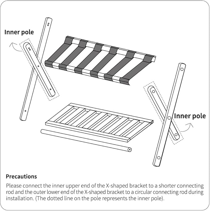 2 Pack Bamboo Luggage Rack for Guest Room 26.77 Folding Wide Suitcase Stand with Storage Shelf Thickened Luggage Stand Holder for Bedroom Hotel Luggage Rack for Suitcases (Natural)