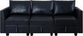 Naomi Home Elizabeth Modern DIY Collection Black/Air Leather/Sofa