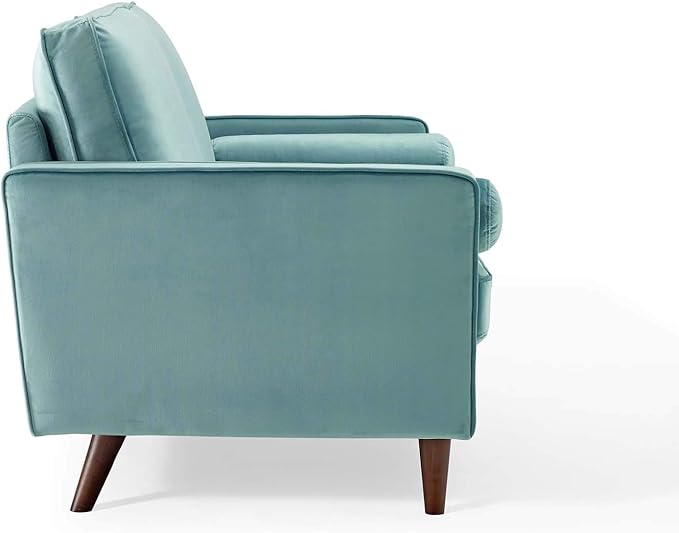 Modway Valour Performance Velvet Loveseat Mint Valour Performance Velvet Loveseat