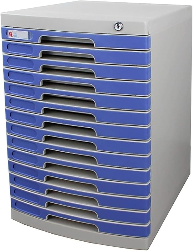 File Cabinet 11/14 Layer File Cabinet A4 Data Cabinet with Lock and Organizer Desktop File Organizer14 Layers