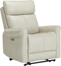 Wall Hugger Recliner Chair for Adults Faux Leather RV Recliner with USB Charging Ports Electric Power Reclining Sofa for Living Room Home Theater Seating Bedroom