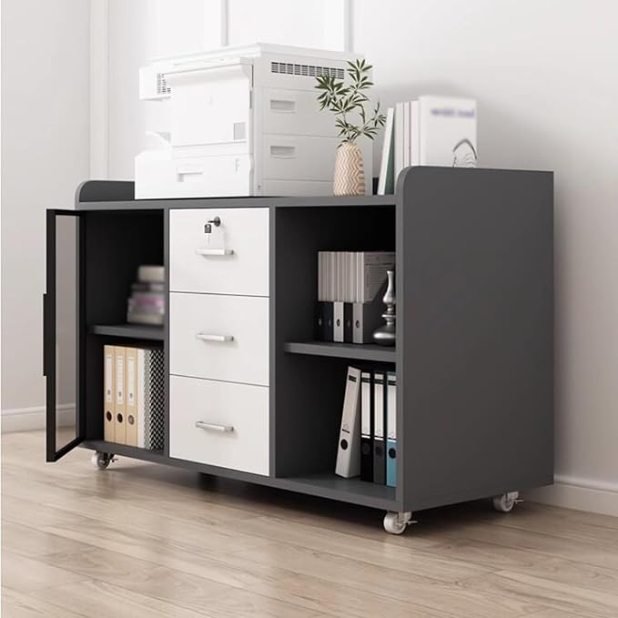 Filing CabinetOffice CabinetPrinter CabinetPantry CabinetSide CabinetMobile Floor Cabinet (Color : B)