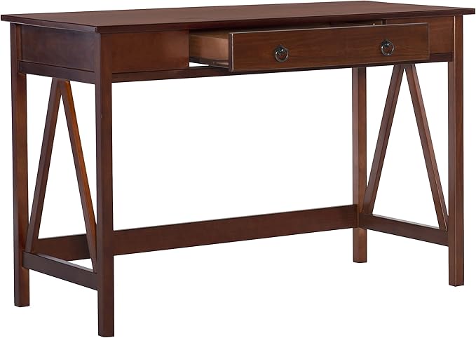 Linon Home Dcor Linon Home Decor Antique Tobacco Titian 45.98 x 20 x 30 Desk