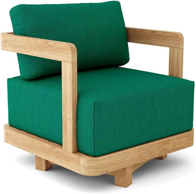 Maykoosh Farmhouse Swivel Armchair - Comfortable Accent Chair for Living Room Bedroom Office