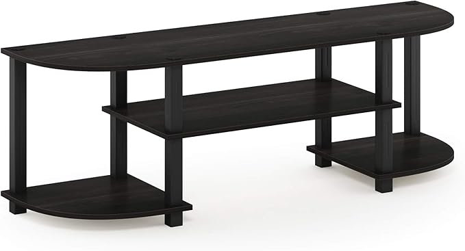 Furinno Turn-S-Tube Wide TV Entertainment Center Espresso/Black