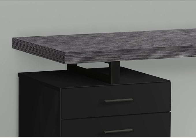 Modern 48 L Computer Desk Reversible Left/Right Storage Drawers Home Office Work &amp Study