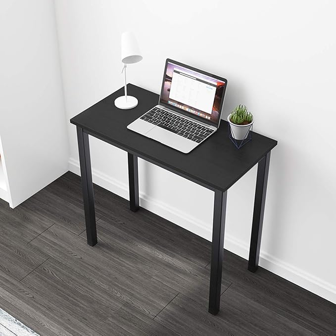 soges 31.5 inches Small Desk Writing Study Worksation for Home Office Computer Desk Black YL-AC3-80BK