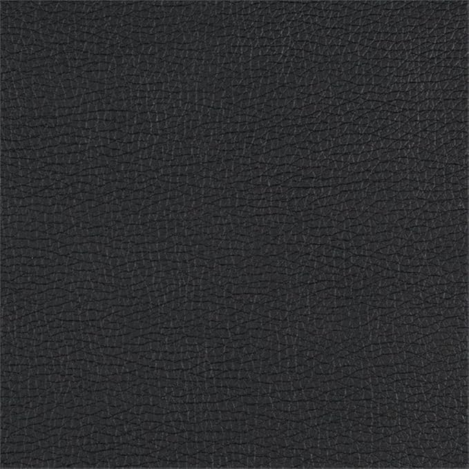 Pemberly Row Contemporary Faux Leather Armchair Black Vinyl Upholstery Box Spring Cushion Seat Silver Finish Metal Legs 32 W x 30.5 D x 29.5 H Modern Guest Chair for Living Room or Office Use