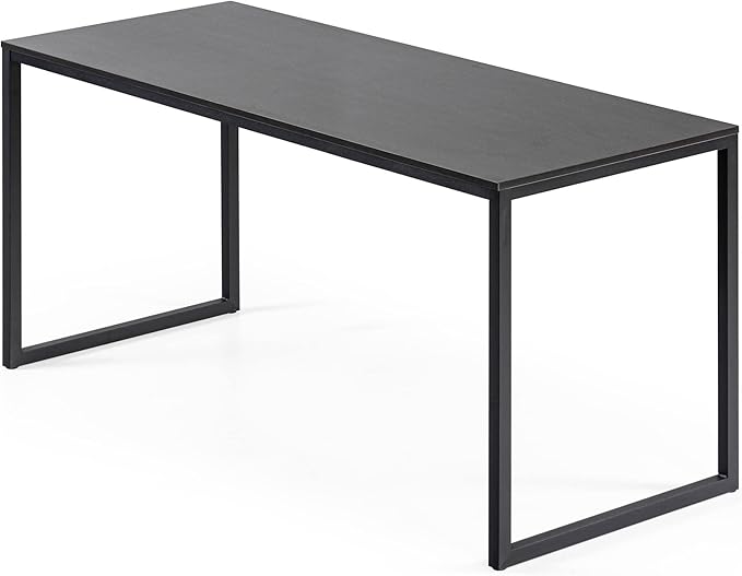 Zinus Jennifer 63 Inch Black Frame Desk Computer Workstation Office Desk Easy Assembly Deep Espresso