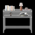 Acrylic Console Table 39.4×11.8×31.5in Laptop Workstation Study Table Modern Home Office Acrylic Console Desk for Living Room Office Entryway Hallway (Transparent)