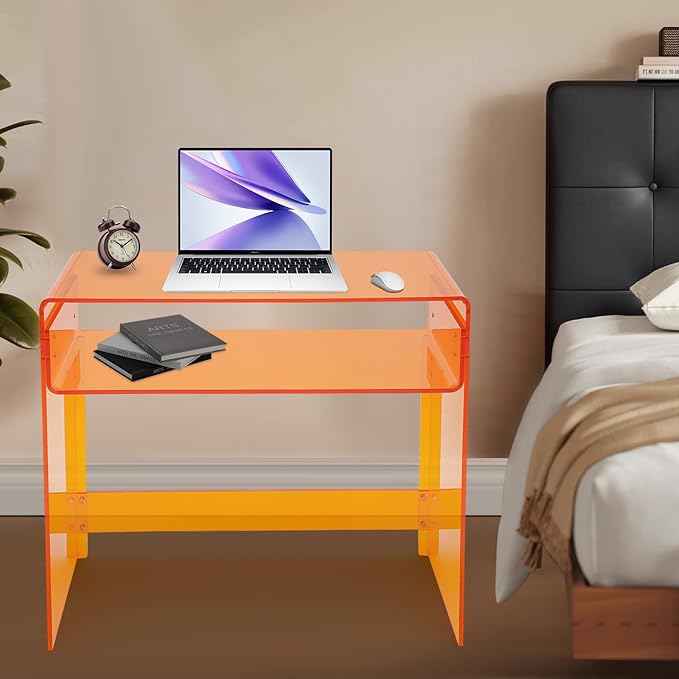 Acrylic Desk Laptop Study Table Home Office Console Table Entrance Table Modern Minimalist Office Study Desk