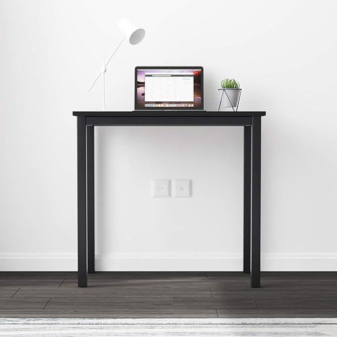 soges 31.5 inches Small Desk Writing Study Worksation for Home Office Computer Desk Black YL-AC3-80BK