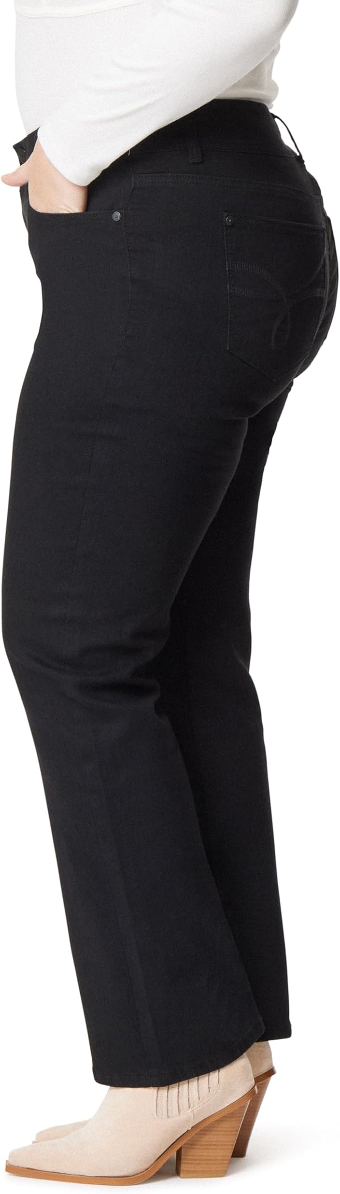 WallFlower Luscious Curvy Bootcut Jeans for Women Mid-Rise Insta Stretch Denim Size-Inclusive Juniors Jeans