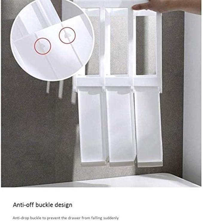 File Cabinet Partition 3 Drawer Dorm Room Dorm Storage Cabinet Clothing Storage Box Plastic Cabinet Home (Grey)