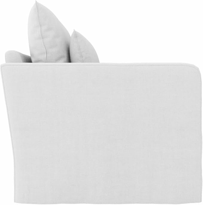 SILKIR Couches for Living Room Down Filled Sofa 80 Inch Couch with Lumbar Pillows Comfy Sofa for ApartmentBedroomOfficeWhite