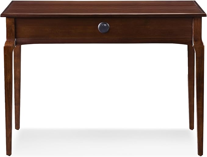 Leick Home Stratus Home Office Desk Solid Wood Drop-Front Keyboard Drawer Easy Assembly Writing Desk Heartwood Cherry 24.0 in. L x 42.0 in. W x 30.0 in. H 22400