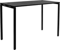 OSP Home Furnishings Prado Home Office Writing Desk 60 Inches Wide x 42 Inches High Black