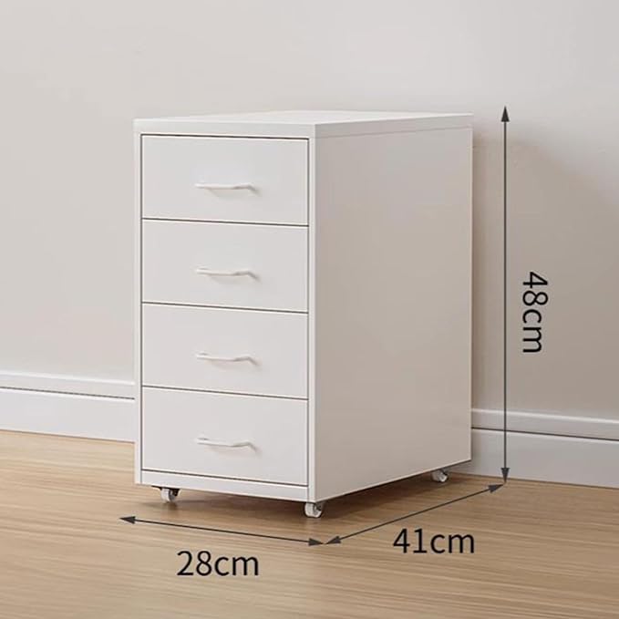 ELEFOCUS Mobile Filing cabinets for A4 Letters and Legal documents Rolling Drawers Ideal for Offices/Living Rooms