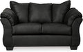 Signature Design by Ashley Darcy Casual Plush Loveseat Black