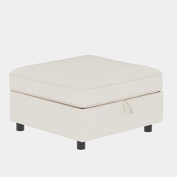 Oversized Modular Storage Sectional Sofa Customizable Seating Group Sofa&ampCouch Convertible Lounge Sleeper Chaise Daybed with Movable Seat L-Shaped Chenille Upholstered Sofa Couch for Living Room