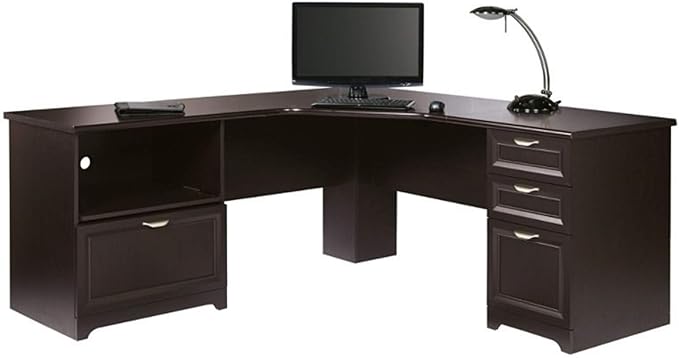 Realspace® Magellan Performance Collection L Desk 30H x 70 9/10W x 23 1/5D Espresso