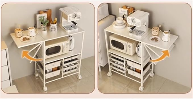 File Cabinet File Storage Cabinet Kitchen Microwave Shelving Coffee Maker Stand Trolley