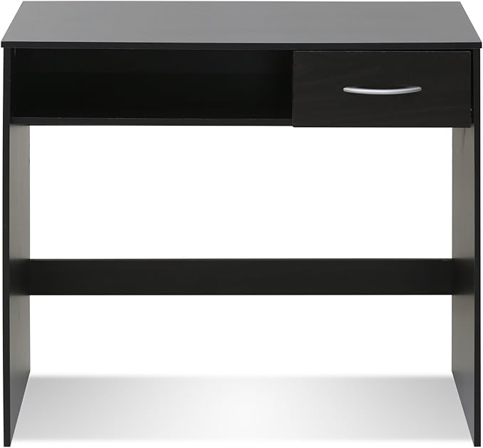 FURINNO JAYA Computer Study Desk with Drawer Brown