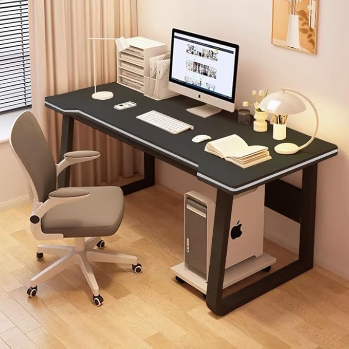 Gaming Desk Computer Writing Table Student Art Modren Simple Style PC Wood Suitable Portable Desk for Home Office