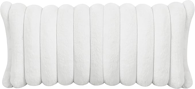 Lexicon Living Room Sofa Modern Sofa Couch Textured Microfiber &amp Corduroy Upholstered Sofa with Five Corduroy Pillows for Office/Living Room Light Gray