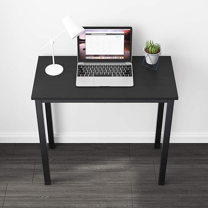 soges 31.5 inches Small Desk Writing Study Worksation for Home Office Computer Desk Black YL-AC3-80BK