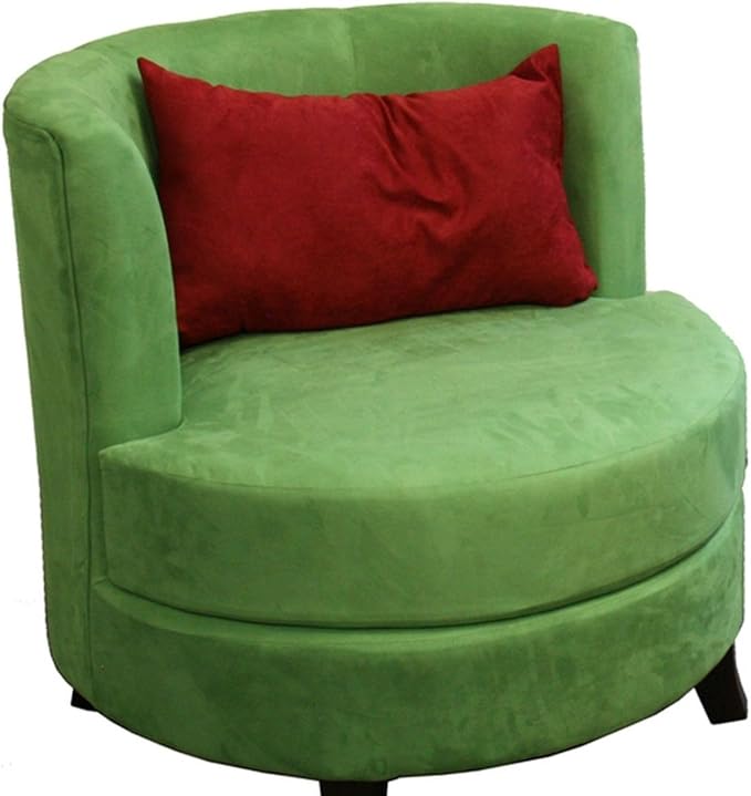 30.5 Tall Accent Chair with Pillow Green Contemporary Retro Style - Wooden Accent Chair for Living Room