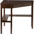 SEI Furniture Wardboro Corner Computer Desk Espresso