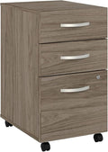 Bush Business Furniture Echo L Shaped Desk in Pure White