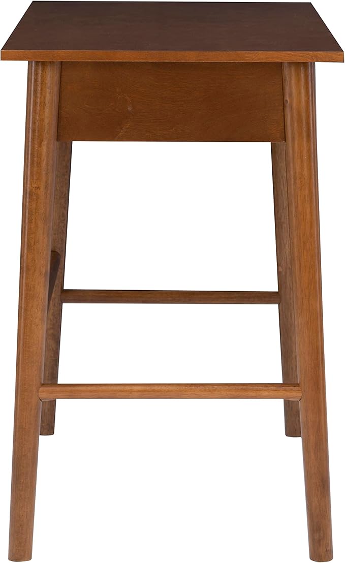 Melissa Mid Century Walnut Desk by Linon