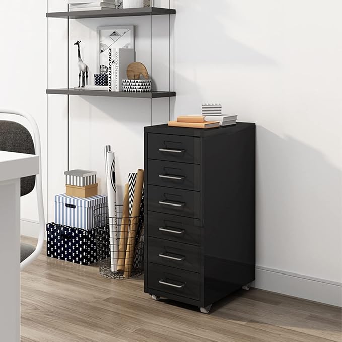 HASMI Filing Cabinet 3 Drawer Mobile File Cabinet Low Cabinet Drawer Cabinet Office Filing Cabinet Household Mobile Storage Cabinet Storage Cabinet (Color : E) yuqing2022