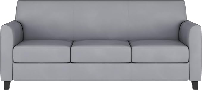 Flash Furniture HERCULES Diplomat Series Gray LeatherSoft Sofa