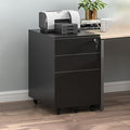 Storage Box Storage CabinetDrawer Locking File Cabinet for Home Office Under Desk Mobile Filing Cabinet for A4/ Modern File Cabinet with Keys Organize Your Workspace