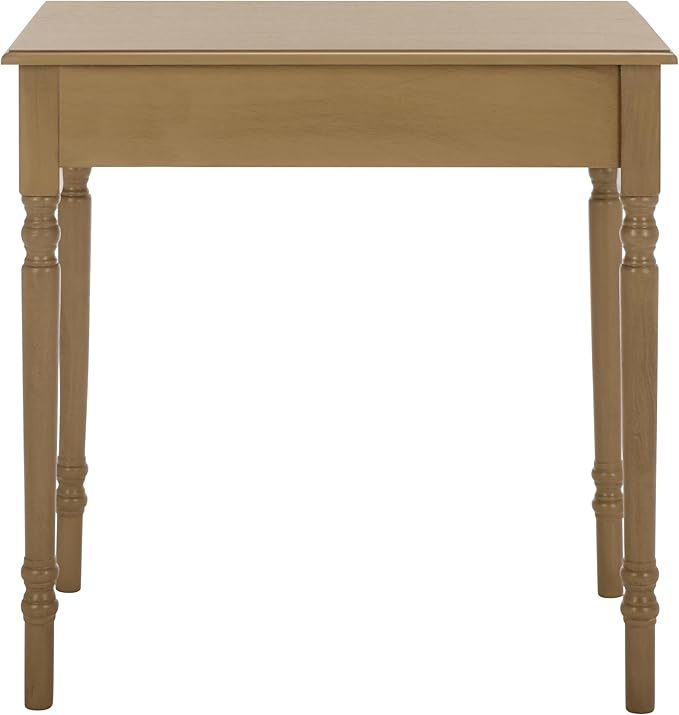 SAFAVIEH Home Collection – Arina Desert Brown Writing Desk 1-Drawer Traditional Desk Classic Home Office Design (DSK5710H)