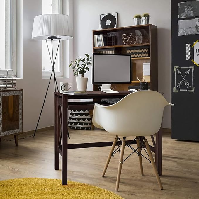 desks for Home Office Folding Desk Table for Small Spaces Folding Desk with Pull-Out Tray and Drawers Computer Desk with Pull Out Tray