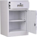 File Cabinet with 1 Drawers Metal Office Cabinet with LockOffice Filing Cabinet Under Desk Storage