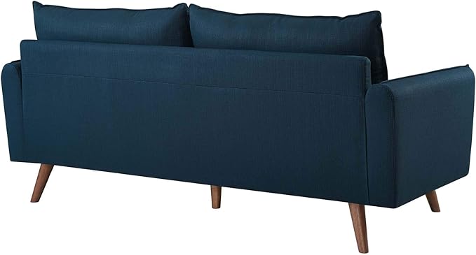 Modway Revive Contemporary Modern Fabric Upholstered Sofa In Azure