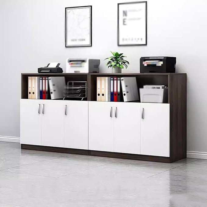 Office Filing Cabinet Wall Mounted File Storage Versatile Partition Cabinets for Home &amp(B)