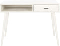 Safavieh Home Collection Remy Distressed White 1-Drawer Writing Desk