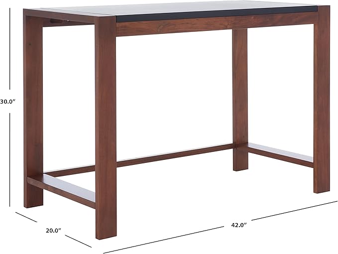 SAFAVIEH Home Collection Halleck Black/Brown Desk